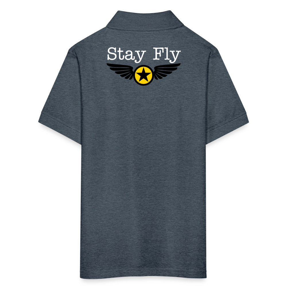 Gildan Unisex 50/50 Jersey Polo - deep heather