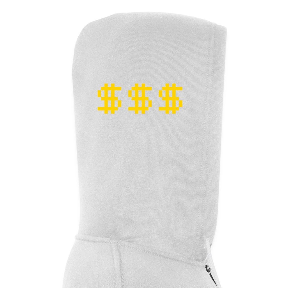 Bella + Canvas Unisex Full Zip Hoodie - silver