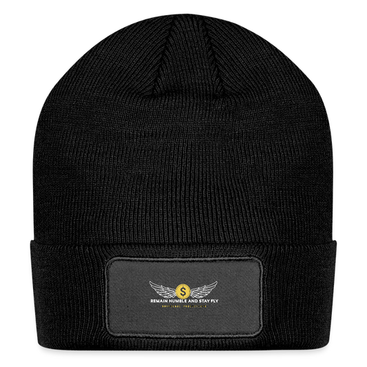 Patch Beanie - black
