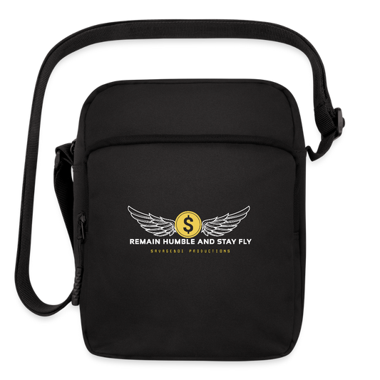 Upright Crossbody Bag - black