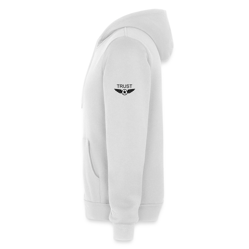 Bella + Canvas Unisex Full Zip Hoodie - silver